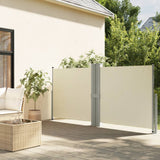 En pare-brise Vidaxl extensible 140x1200 cm Crème-Colored