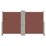 Pare-brise Vidaxl extensible 140x1200 cm brun