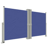 Pare-brise Vidaxl extensible 140x1200 cm bleu