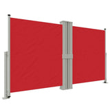 Pare-brise Vidaxl extensible 140x1200 cm rouge