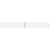 En pare-brise Vidaxl extensible 160x1200 cm Crème -colored
