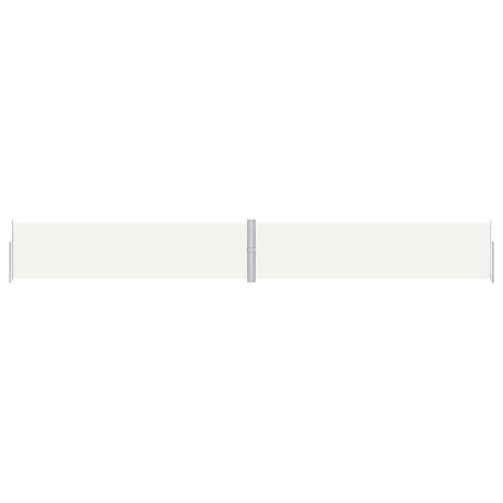 En pare-brise Vidaxl extensible 160x1200 cm Crème -colored