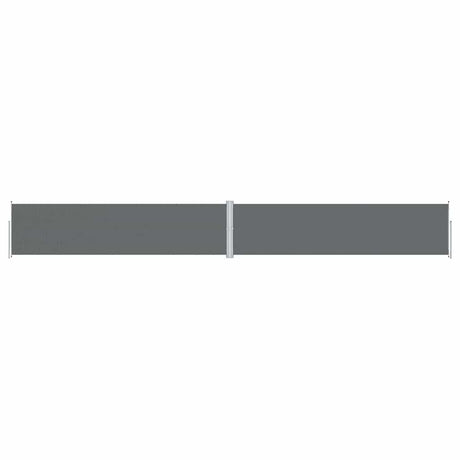 Pare-brise Vidaxl extensible 160x1200 cm anthracite -colored
