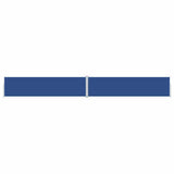 Pare-brise Vidaxl extensible 160x1200 cm bleu