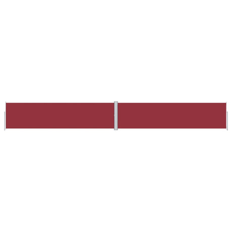 Pare-brise Vidaxl extensible 160x1200 cm rouge