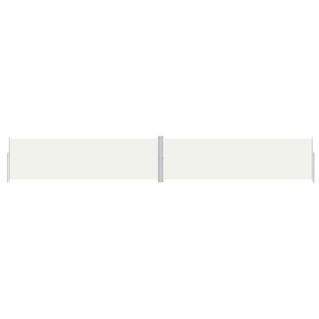 En pare-brise Vidaxl extensible 180x1200 cm Crème -colored