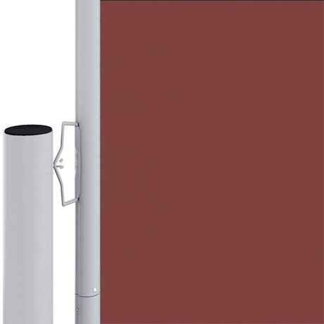 Pare-brise Vidaxl extensible 180x1200 cm brun
