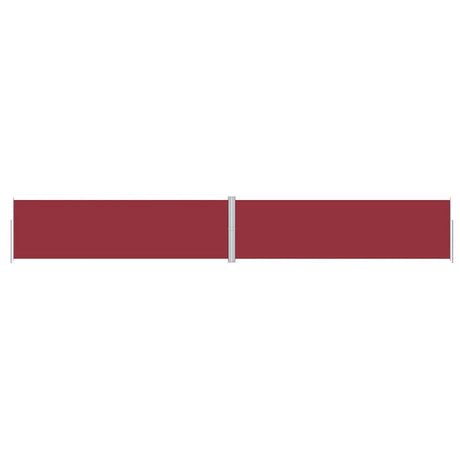Pare-brise Vidaxl extensible 180x1200 cm rouge