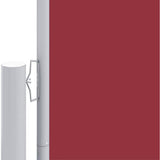 Pare-brise Vidaxl extensible 180x1200 cm rouge