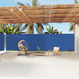 Pare-brise Vidaxl extensible 200x1200 cm bleu