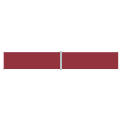 Pare-brise vidaxl extensible 200x1200 cm rouge