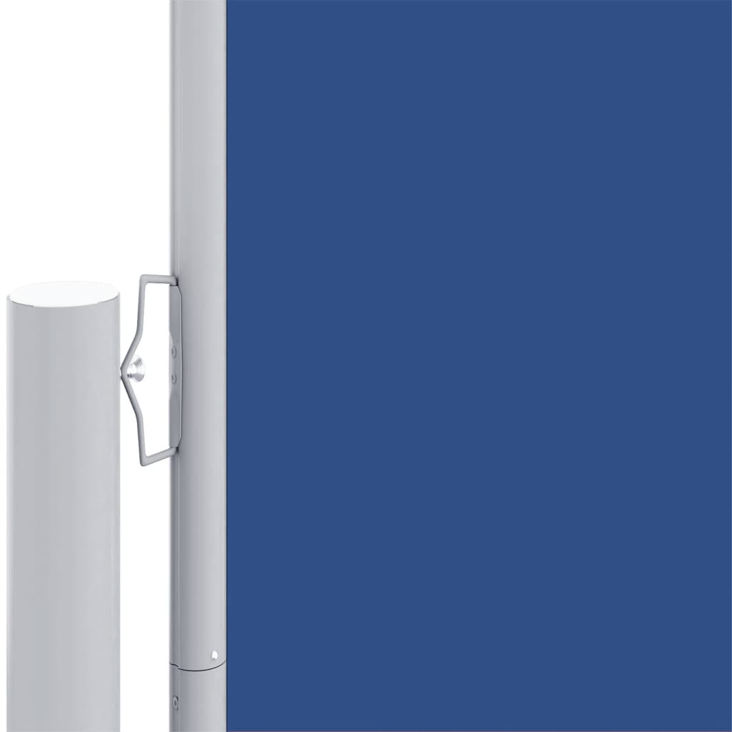 Pare-brise Vidaxl extensible 220x1200 cm bleu