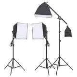 Vidaxl Studio Lighting Set con trípode y softbox