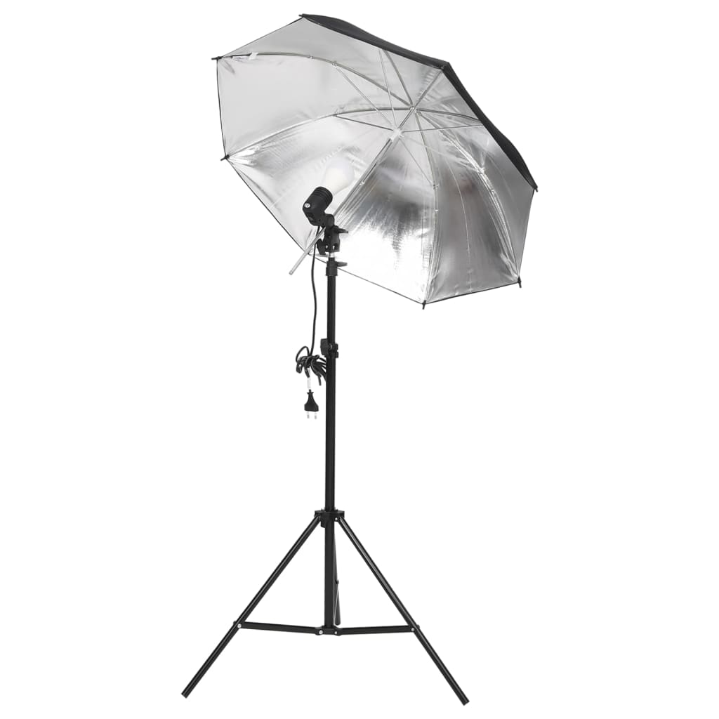 VidaXL Studio lighting set with tripods and umbrellas