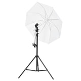 Vidaxl Studio lighting set with backgrounds and umbrellas