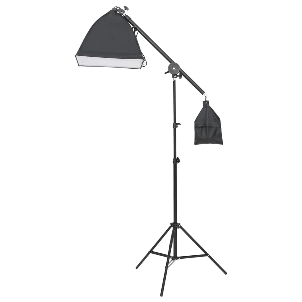 Éclairage Vidaxl Fotostudio avec fond et réflecteur