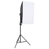 Vidaxl 6-delt fotostudio sett med belysningssett og softboxes