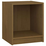 Vidaxl nachtkastje 35,5x33,5x41,5 cm massief grenenhout honingbruin