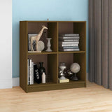 Vidaxl dressoir 70x33x76 cm massief grenenhout honingbruin
