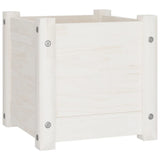 Vidaxl Planning Box 31x31x31 cm Pine solide blanc