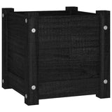 Vidaxl Planning Box 31x31x31 cm Pine solide noir