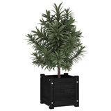 Vidaxl Planning Box 31x31x31 cm Pine solide noir