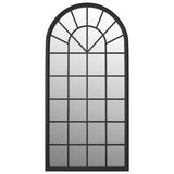 VidaXL miroir 90x45 cm fer noir