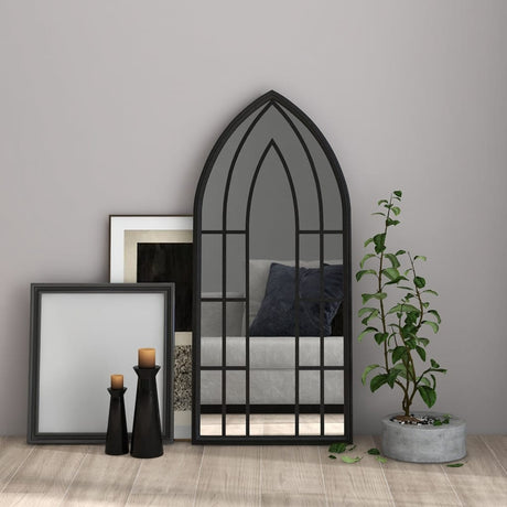 VidaXL miroir 100x45 cm fer noir