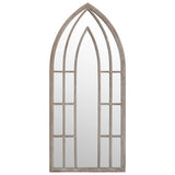 Vidaxl spiegel 70x30 cm ijzer zandkleurig