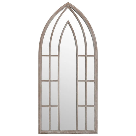 Vidaxl spiegel 70x30 cm ijzer zandkleurig