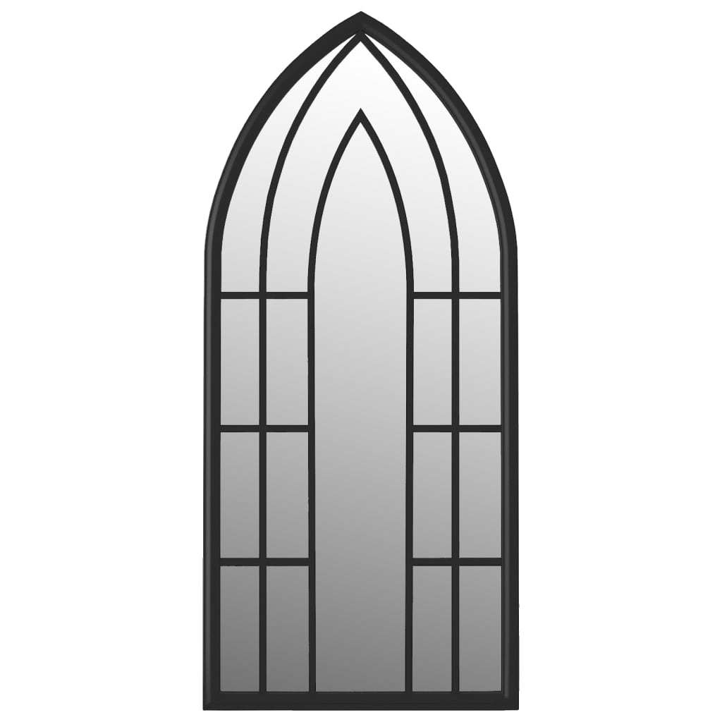 VidaXL miroir 70x30 cm fer noir