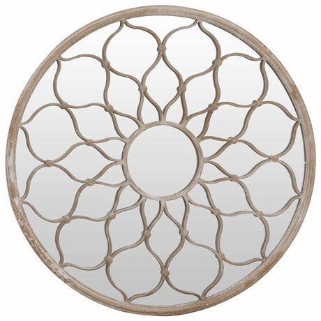 Miroir vidaxl autour de 40x3 cm de sable de fer -colore