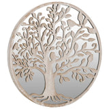 Miroir Vidaxl autour de 60 x 2,5 cm de sable de fer -colore
