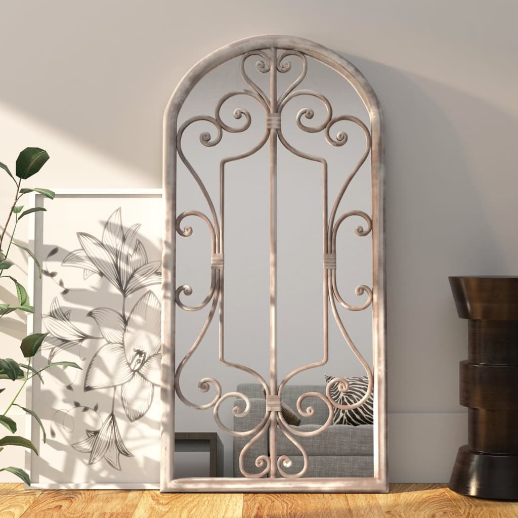 Vidaxl Mirror 100x45 cm sabbia di ferro -colore