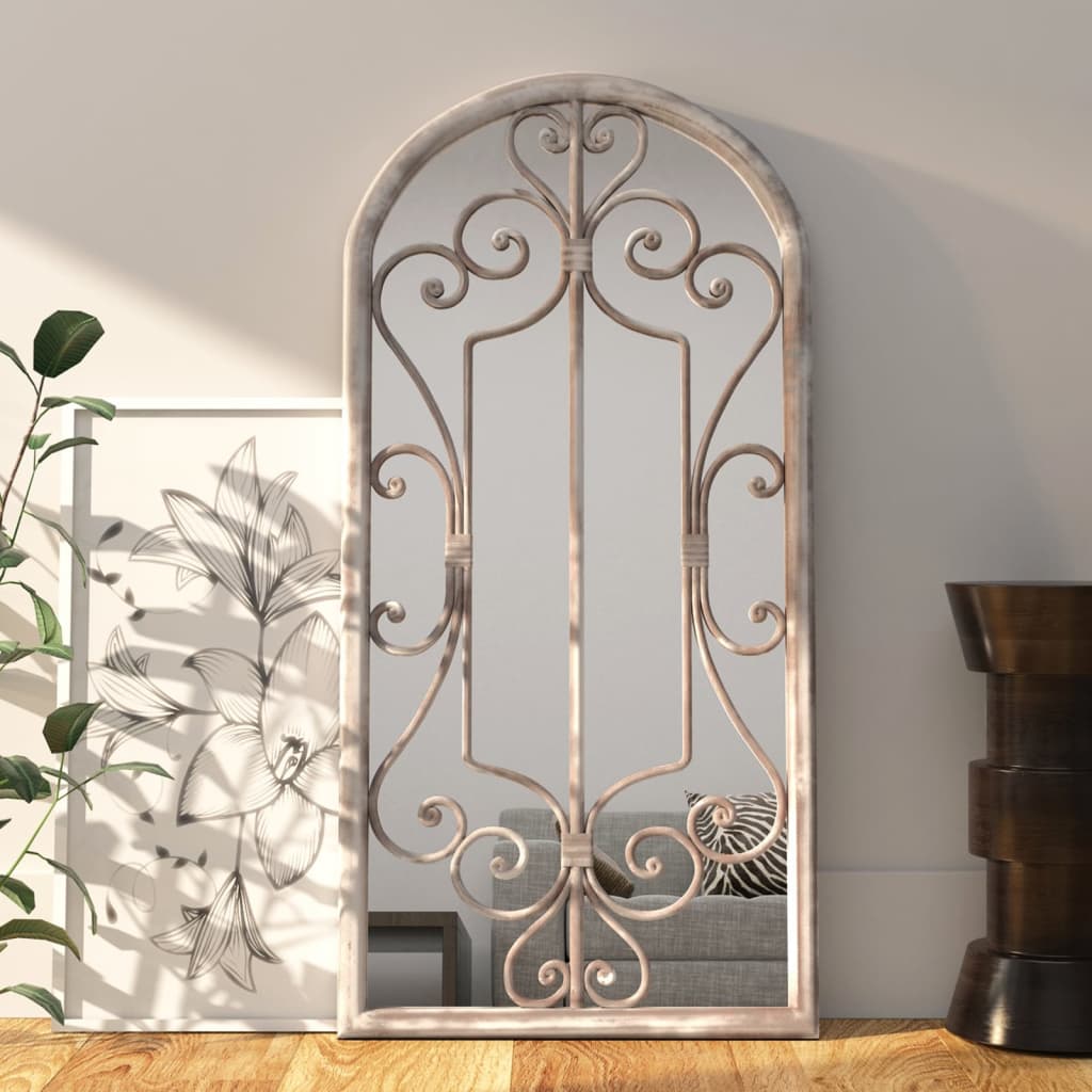 Miroir vidaxl 100x45 cm sable de fer -colore