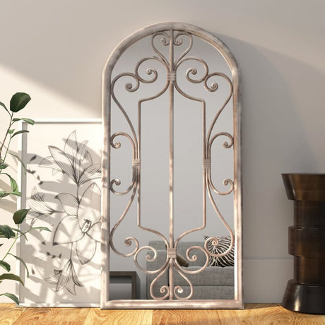 Miroir vidaxl 100x45 cm sable de fer -colore
