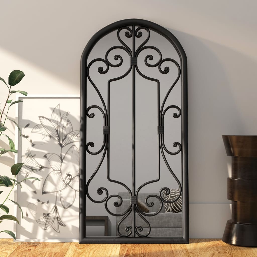 Vidaxl Mirror 100x45 cm Iron Black