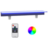 Wodospad vidaxl przewracający się z diodami LED RGB 108 cm akryl