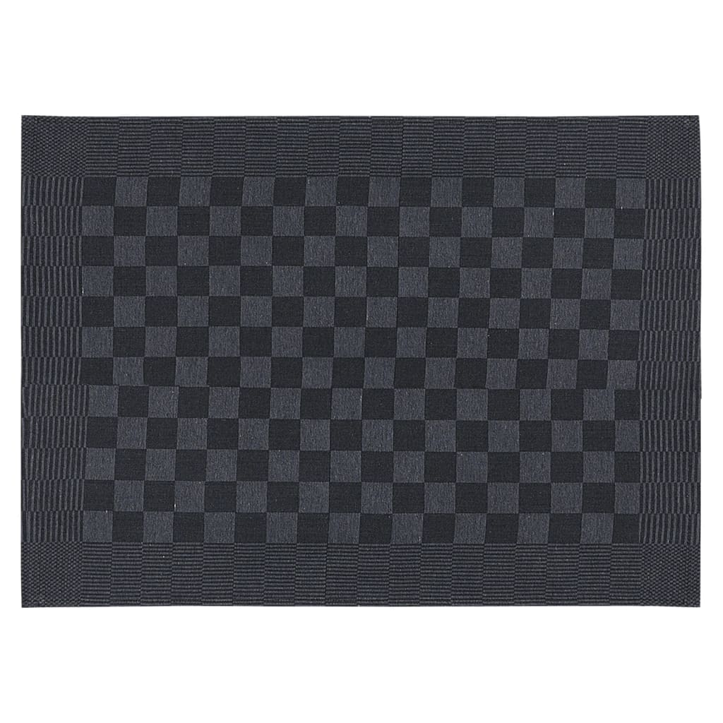 Vidaxl Cuisine Cloths 20 ST 50x70 cm Coton noir et gris