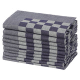 Vidaxl Cuisine Cloths 20 ST 50x70 cm Coton bleu et blanc