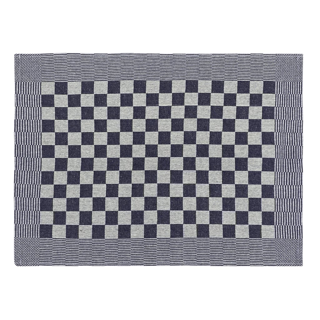 Vidaxl Cuisine Cloths 50 St 50x70 cm Coton bleu et blanc