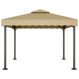 Vidaxl Arbor 3x3 m en aluminium et taupe en acier