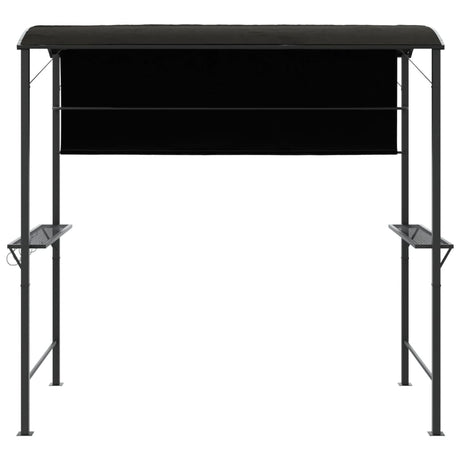 Arbor Vidaxl avec toit 220x110x200 cm anthracite -colored