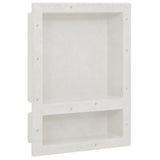 Vidaxl Shower con 2 compartimentos 41x51x10 cm Mat White