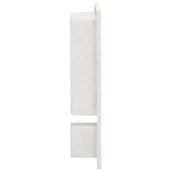 Vidaxl Shower con 2 compartimentos 41x51x10 cm Mat White