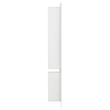 Douche vidaxl avec 2 compartiments 41x69x9 cm de haut blanc brillant