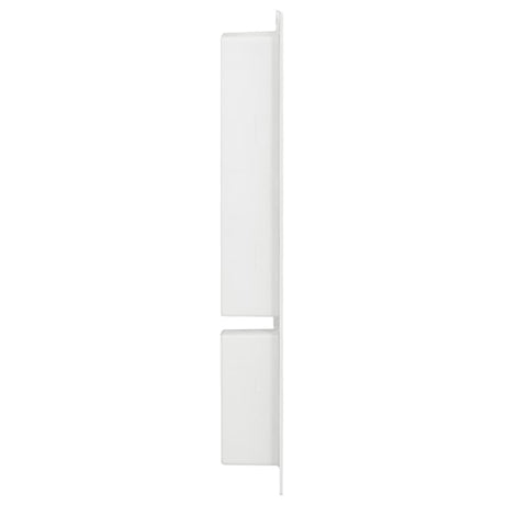 Douche vidaxl avec 2 compartiments 41x69x9 cm de haut blanc brillant