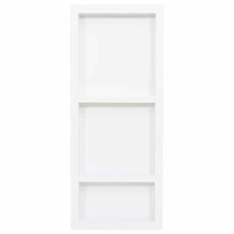 Douche Vidaxl avec 3 compartiments 41x99x9 cm de haut blanc