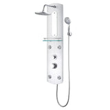 Panneau de douche Vidaxl 25x43x110 cm Colore en argent