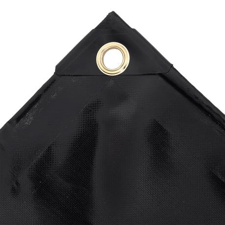 Vidaxl zeildoek 650 g m² 4x6 m zwart